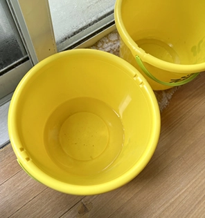 雨の日にだけ水音がする