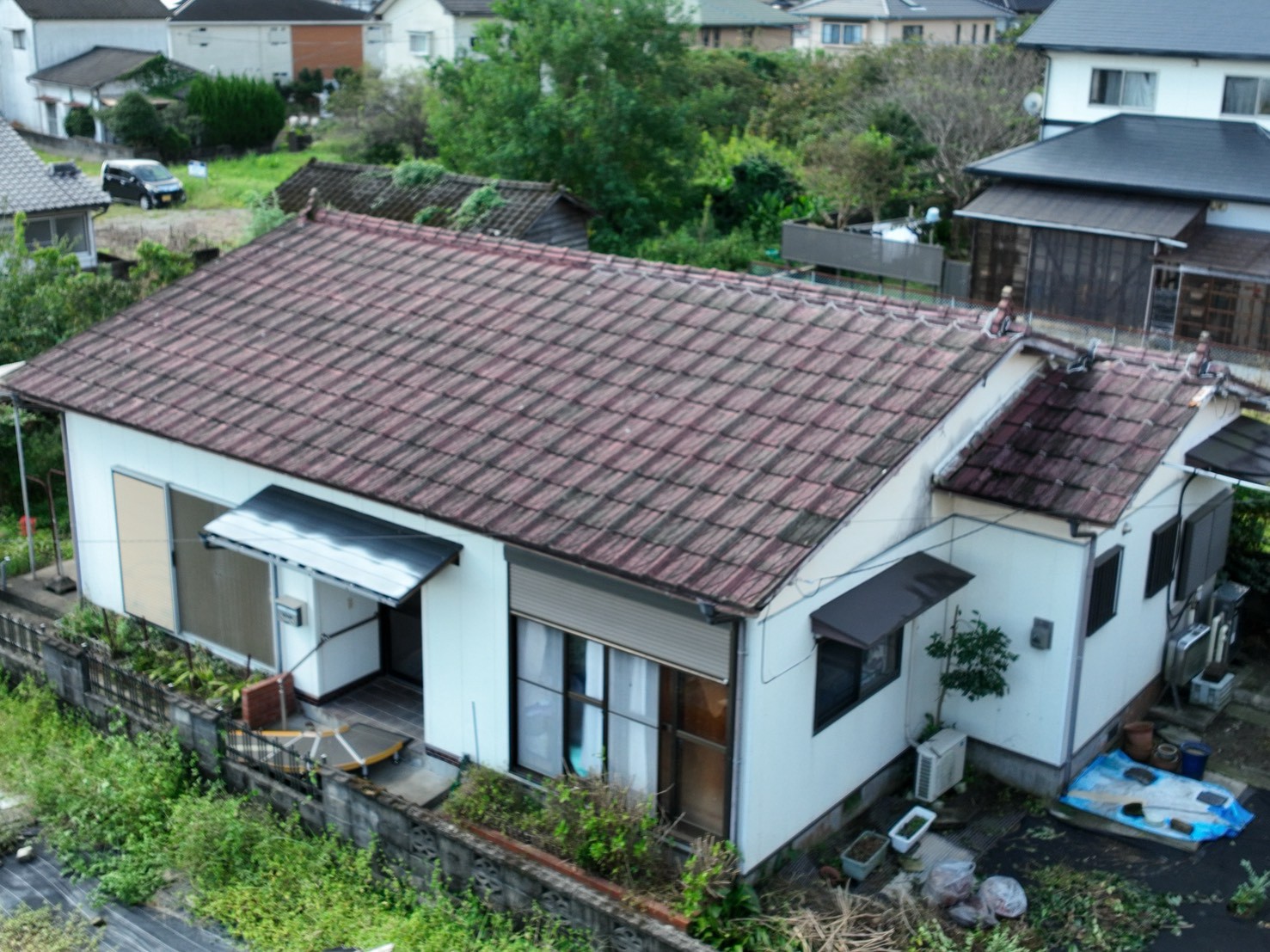 福岡市にて室内雨染みの雨漏り修理〈訪問業者に指摘されて〉の施工前写真