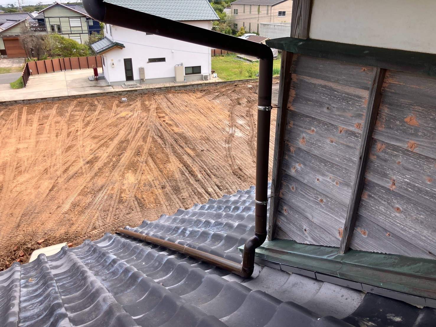 福岡市にて雨樋交換工事〈風災の火災保険適用〉の施工後写真
